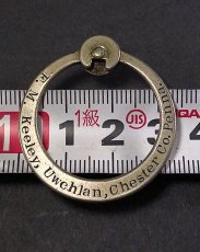 画像5: 【Pat.1869】  Nickeled-Brass"Rotating" Key Ring (5)