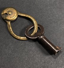 画像5:  【Pat.1879】 Brass "Rotating" Key Ring (5)