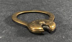 画像3:  【Pat.1879】 Brass "Rotating" Key Ring (3)