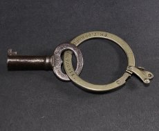 画像4: 【Pat.1880】  Nickeled-Brass"Double Lock" Key Ring (4)