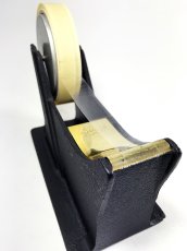 画像9: 1940-50's "STREAMLINE" Iron Tape Dispenser 【Black】 (9)