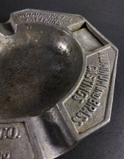 画像5: 1920-30's "ADVERTISING" Cast Aluminum Ashtray (5)