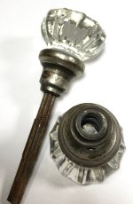 画像3: Antique "Glass" Doorknob  【片方のノブに難あり】 (3)