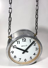 画像4: 1950's【BRILLIE】 “Double-Sided” French Factory Clock (4)