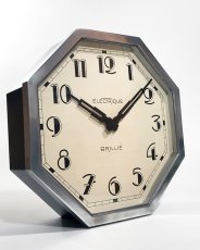 画像1: 1930's French【BRILLIE】Octagon Wall Clock (1)