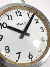 画像17: 1950's【BRILLIE】 “Double-Sided” French Factory Clock (17)