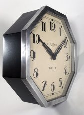 画像11: 1930's French【BRILLIE】Octagon Wall Clock (11)