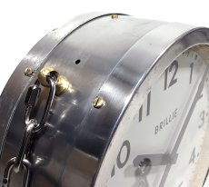 画像6: 1950's【BRILLIE】 “Double-Sided” French Factory Clock (6)