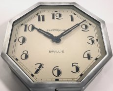 画像6: 1930's French【BRILLIE】Octagon Wall Clock (6)