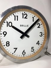 画像7: 1950's【BRILLIE】 “Double-Sided” French Factory Clock (7)