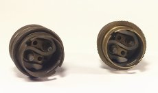 画像4: 1920-30's 2-set Brass Lamp Sockets 【B22】 (4)