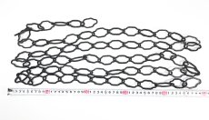 画像4: 1940's Black Steel Chain 【295cm - 長いです】 (4)