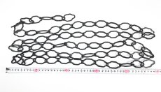 画像4: 1940's Black Steel Chain 【295cm - 長いです】 (4)