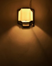 画像10: 1930's Art Deco "Porcelain＆Milk Glass" Bathroom Lamp (10)