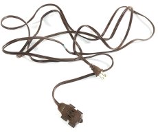 画像7: 1950-60's "Extension Cord" Bakelite 3-Outlet (7)