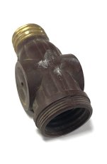 画像1: 【処分品】  1930-40’s Bakelite Socket Adapter w/ 2-Outlets (1)