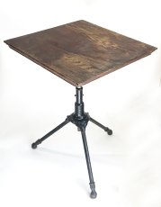 画像3: 1910's "Cast Iron" Adjustable Drafting Table (3)