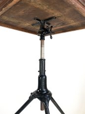 画像7: 1910's "Cast Iron" Adjustable Drafting Table (7)