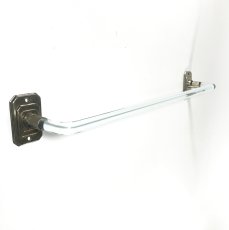 画像1: 1930〜40's "Art Deco" Glass Towel Bar 【Short】 (1)