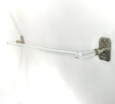 画像2: 1930〜40's "Art Deco" Glass Towel Bar 【Long】 (2)