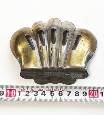 画像3: 1920's Nickeled Brass "Shell" Soap Dish (3)