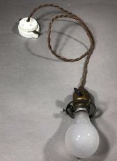 画像1:  1900-10's “ GECO.” Socket Pendant Lamp  (1)