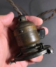 画像4:  1900-10's “ GECO.” Socket Pendant Lamp  (4)