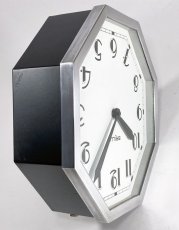 画像13: ☆BLACK & SILVER☆  1930's French "BRILLIE" Octagon Wall Clock 【超・Mint Condition】 (13)