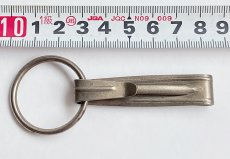 画像6: Early-1920's Brass "BELT CLIP" with Key Ring (6)