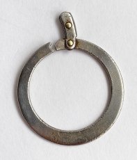 画像3: 【Pat.1884】  Nickeled-Brass"Double Lock" Key Ring (3)