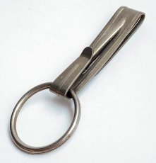 画像1: Early-1920's Brass "BELT CLIP" with Key Ring (1)