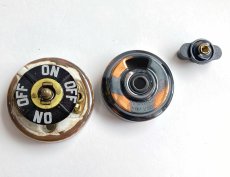 画像4: 1900-10's【PERKINS】Copper＆Porcelain Rotary Switch  Dead-Stock (4)