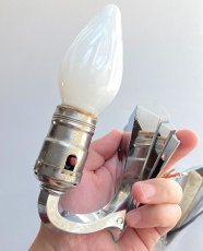 画像10: 1940-50's Chrome Candle Lamp  -＊残り一台＊- (10)