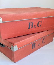 画像5: 1940's【Butler & Crispe】 Metal Framed Carded Storage Boxes (5)
