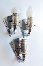 画像3: 1940-50's Chrome Candle Lamp  -＊残り一台＊- (3)