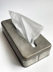 画像1: 1950's "SHABBY" Steel/TinTissue box (1)