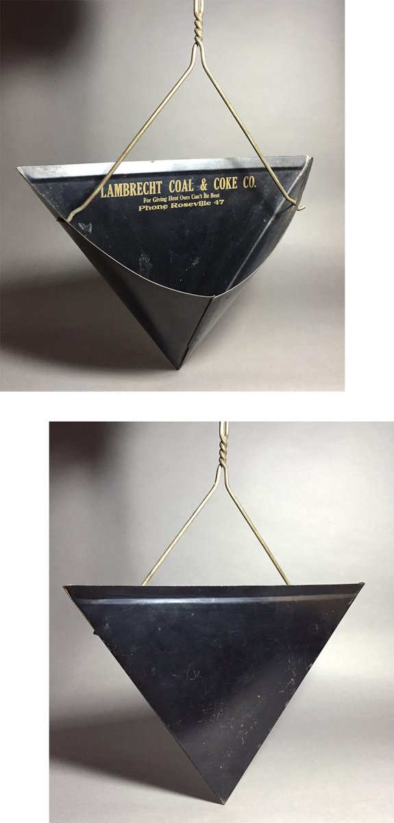 画像3: 1930-40's "Lambrecht Coal & Coke Co." Advertising Dust Pan (3)