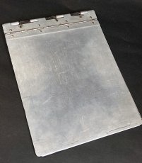 画像7: 1940's 【Wilson-Jones Co.】 "Machine Age" Aluminum Riveted BINDER (7)