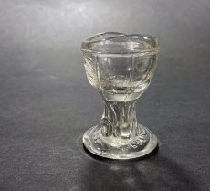 画像2: 1930's　"め"　Eye Wash Glass Cup (2)