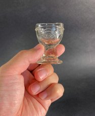 画像6: 1930's　"め"　Eye Wash Glass Cup (6)