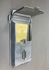 画像8: 1940's "Cast Aluminum" Wall Mount Mail Box  w/ Newspaper Holder (8)