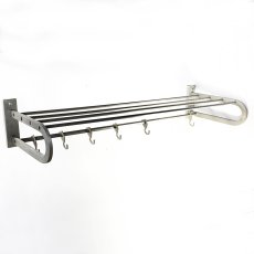 画像7: 1920-30's German Art Deco "Brushed-Aluminum" Shelf (7)