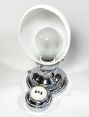 画像5: 1930's Art Deco "Chrome" Bathroom Lamp (5)