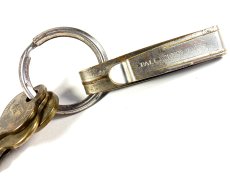 画像6: Early-1920's Brass "BELT CLIP" with Key Ring (6)