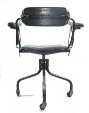 画像7: ☆ DoMore Chair Co.☆  1910-20's "Machine age" Swivel Desk Chair (7)