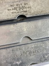 画像13: 1920's 【Wilson-Jones Co.】 "Machine Age" Aluminum Riveted BINDER  【３冊セット】 (13)