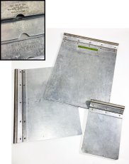 画像1: 1920's 【Wilson-Jones Co.】 "Machine Age" Aluminum Riveted BINDER  【３冊セット】 (1)