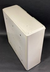 画像10: 1940-50's French "Shabby" Steel Bathroom Medicine Cabinet (10)