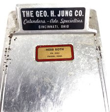画像2: 1940's Aluminum Advertising Clip Board (2)