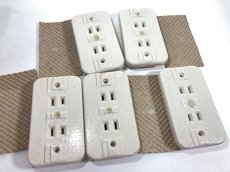 画像4: 1930's "ART DECO" Porcelain Outlet 【デッドストック5個セット】 (4)